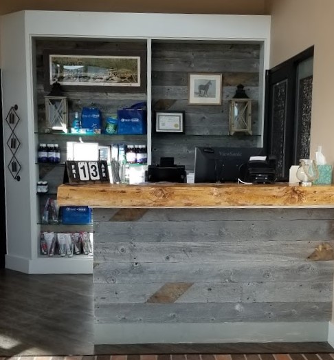 reception desk pony express5